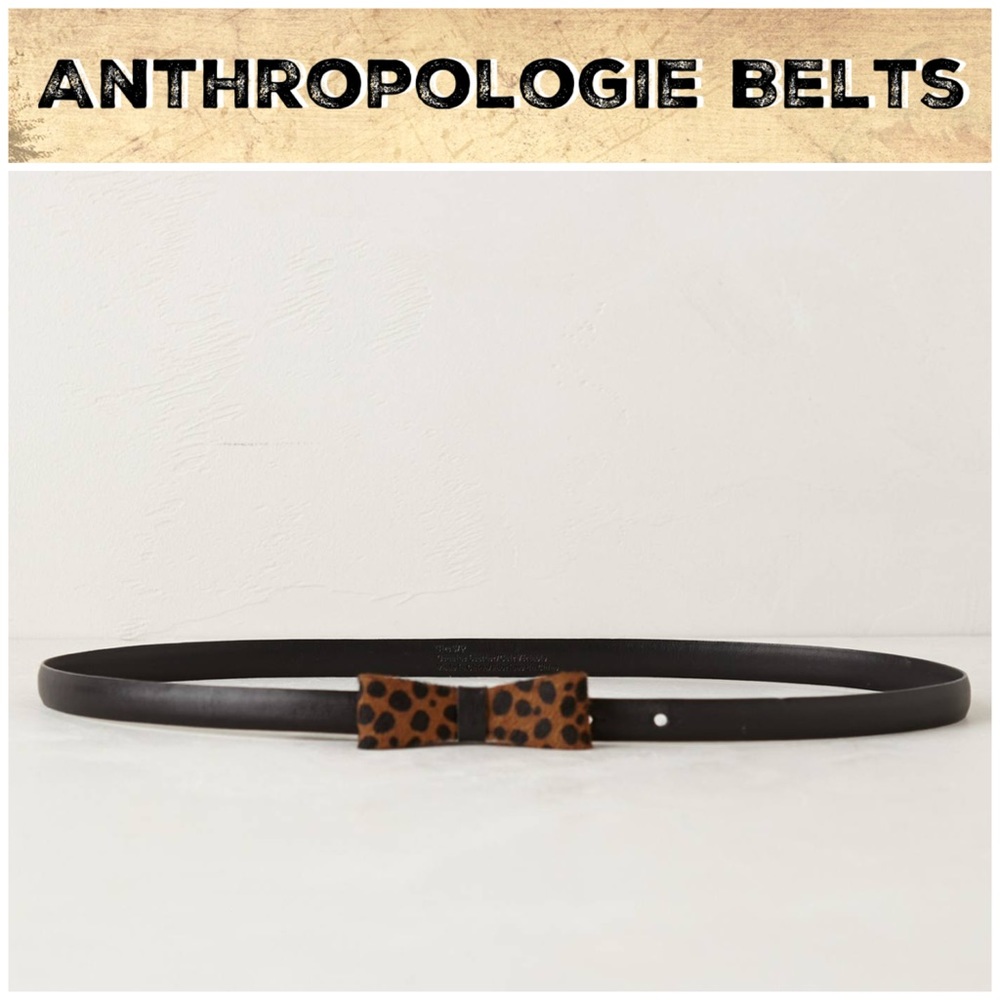 Anthro “Leopard Bowloop Belt”